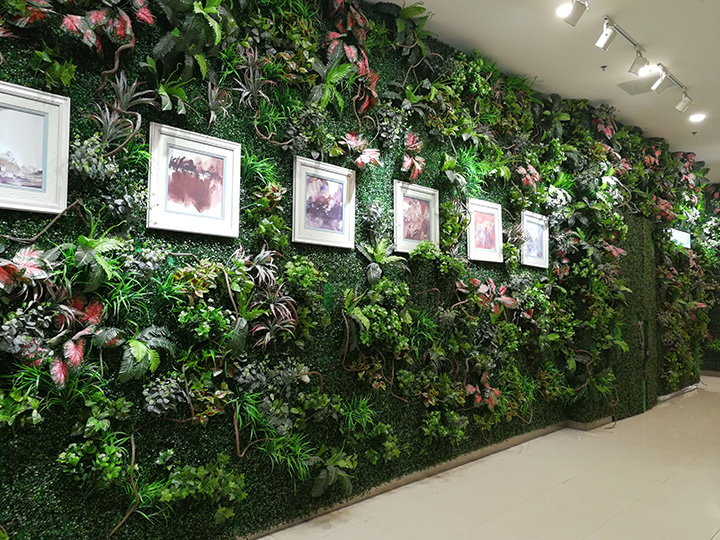生物多樣性仿真植物墻