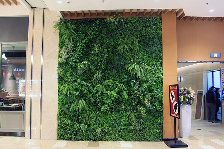 室內(nèi)仿真植物墻