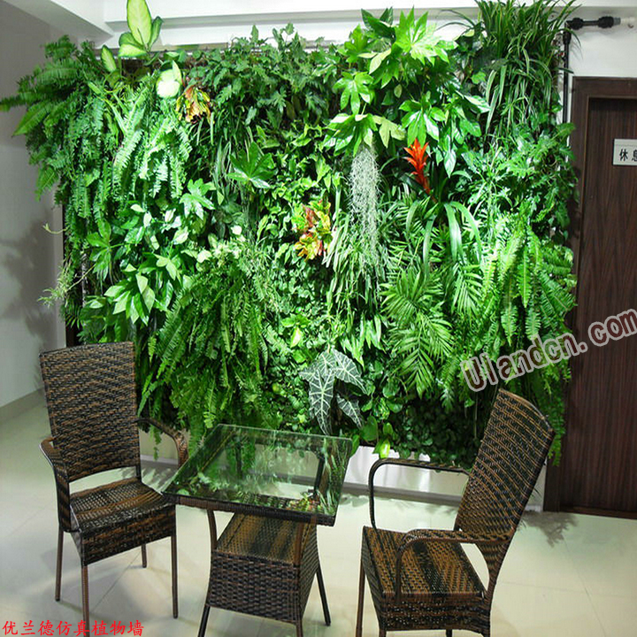 辦公室立體仿真植物墻