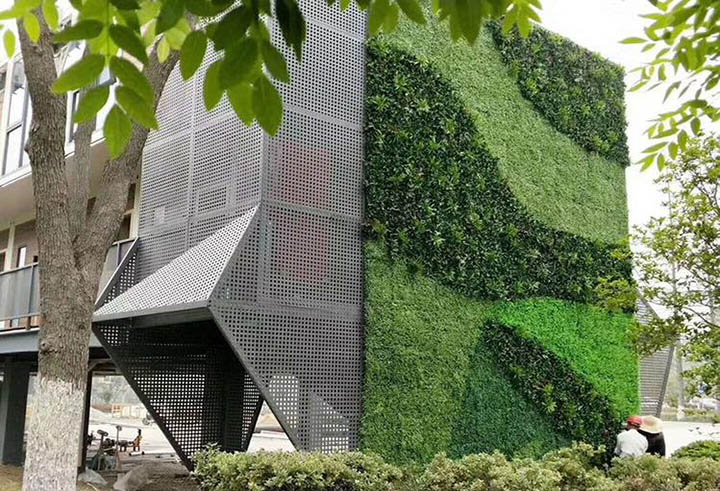 室外植物墻垂直綠化